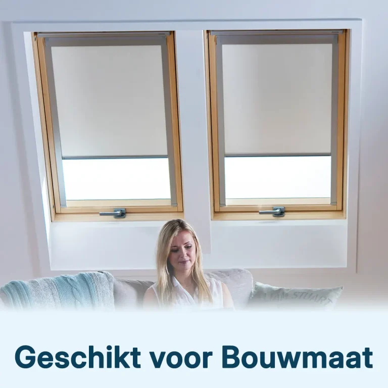 Lichtdoorlatend Rolgordijn Bouwmaat