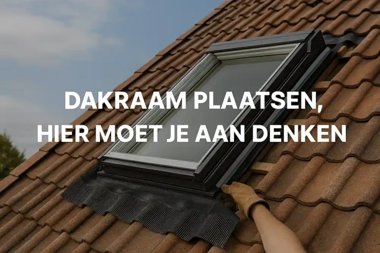 Dakraam plaatsen, hier moet je aan denken