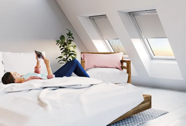 Verduisterend rolgordijn slaapkamer